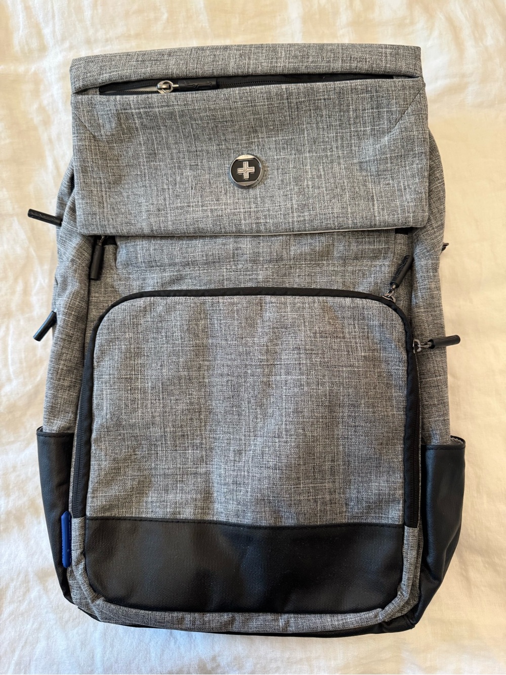Men's Grey Everyday Backpack with Black Base